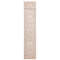 Ecarpetgallery Hand Knotted Nain Cream Silk Wool Rug 28 X 163