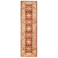 Ecarpetgallery Hand Knotted Oushak Dark Copper Wool Rug 28 X 99