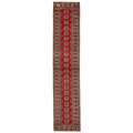 Ecarpetgallery Hand Knotted Peshawar Bokhara Red Wool Rug 26 X 122