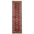 Ecarpetgallery Hand Knotted Peshawar Bokhara Red Wool Rug 27 X 86