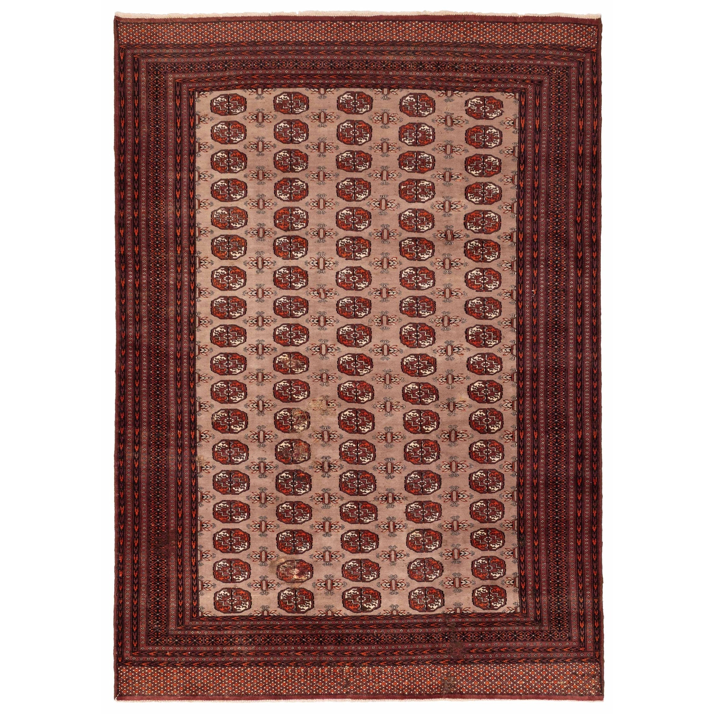 Ecarpetgallery Hand Knotted Peshawar Bokhara Tan Wool Rug 72 X 910