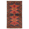 Ecarpetgallery Hand Knotted Rizbaft Black Wool Rug 33 X 60