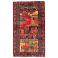 Ecarpetgallery Hand Knotted Rizbaft Black Wool Rug 35 X 511