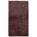 Ecarpetgallery Hand Knotted Rizbaft Black Wool Rug 38 X 66