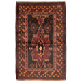 Ecarpetgallery Hand Knotted Rizbaft Black Wool Rug 39 X 60