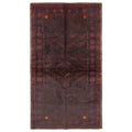Ecarpetgallery Hand Knotted Rizbaft Dark Brown Wool Rug 33 X 63