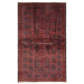 Ecarpetgallery Hand Knotted Rizbaft Dark Brown Wool Rug 40 X 66