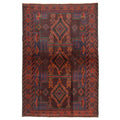 Ecarpetgallery Hand Knotted Rizbaft Dark Brown Wool Rug 311 X 59