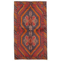 Ecarpetgallery Hand Knotted Rizbaft Dark Grey Wool Rug 37 X 64