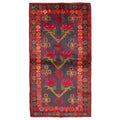 Ecarpetgallery Hand Knotted Rizbaft Dark Navy Wool Rug 36 X 64