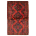 Ecarpetgallery Hand Knotted Rizbaft Dark Navy Wool Rug 40 X 65