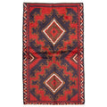 Ecarpetgallery Hand Knotted Rizbaft Dark Navy Wool Rug 37 X 62