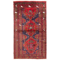 Ecarpetgallery Hand Knotted Rizbaft Dark Navy Wool Rug 32 X 511