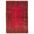 Ecarpetgallery Hand Knotted Rizbaft Dark Red Wool Rug 48 X 611