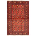 Ecarpetgallery Hand Knotted Rizbaft Dark Red Wool Rug 311 X 61