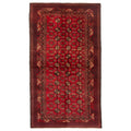 Ecarpetgallery Hand Knotted Rizbaft Dark Red Wool Rug 35 X 511