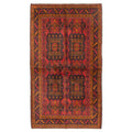 Ecarpetgallery Hand Knotted Rizbaft Dark Red Wool Rug 33 X 511