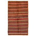 Ecarpetgallery Hand Knotted Rizbaft Dark Red Wool Rug 37 X 63