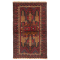 Ecarpetgallery Hand Knotted Rizbaft Dark Red Wool Rug 36 X 511
