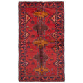 Ecarpetgallery Hand Knotted Rizbaft Dark Red Wool Rug 35 X 61