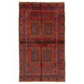 Ecarpetgallery Hand Knotted Rizbaft Dark Red Wool Rug 35 X 511