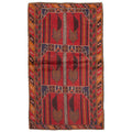 Ecarpetgallery Hand Knotted Rizbaft Dark Red Wool Rug 38 X 61