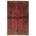 Ecarpetgallery Hand Knotted Rizbaft Dark Red Wool Rug 34 X 57