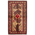Ecarpetgallery Hand Knotted Rizbaft Light Brown Wool Rug 37 X 65
