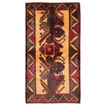 Ecarpetgallery Hand Knotted Rizbaft Light Brown Wool Rug 37 X 67