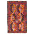 Ecarpetgallery Hand Knotted Rizbaft Orange Wool Rug 36 X 510