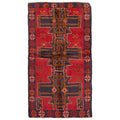 Ecarpetgallery Hand Knotted Rizbaft Red Wool Rug 31 X 510