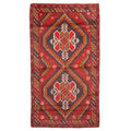 Ecarpetgallery Hand Knotted Rizbaft Red Wool Rug 34 X 62