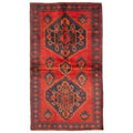Ecarpetgallery Hand Knotted Rizbaft Red Wool Rug 33 X 61