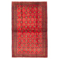 Ecarpetgallery Hand Knotted Rizbaft Red Wool Rug 311 X 61