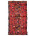 Ecarpetgallery Hand Knotted Rizbaft Red Wool Rug 33 X 511