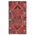 Ecarpetgallery Hand Knotted Rizbaft Red Wool Rug 36 X 64