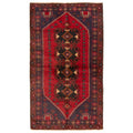 Ecarpetgallery Hand Knotted Rizbaft Red Wool Rug 37 X 62