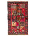 Ecarpetgallery Hand Knotted Rizbaft Red Wool Rug 36 X 511