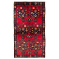 Ecarpetgallery Hand Knotted Rizbaft Red Wool Rug 37 X 67