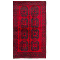 Ecarpetgallery Hand Knotted Rizbaft Red Wool Rug 310 X 67