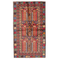 Ecarpetgallery Hand Knotted Rizbaft Red Wool Rug 36 X 63