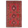 Ecarpetgallery Hand Knotted Rizbaft Red Wool Rug 35 X 510