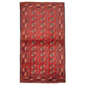 Ecarpetgallery Hand Knotted Rizbaft Red Wool Rug 35 X 610