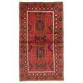 Ecarpetgallery Hand Knotted Rizbaft Red Wool Rug 32 X 511