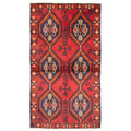 Ecarpetgallery Hand Knotted Rizbaft Red Wool Rug 36 X 66