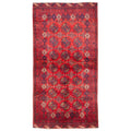 Ecarpetgallery Hand Knotted Rizbaft Red Wool Rug 310 X 74
