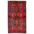 Ecarpetgallery Hand Knotted Rizbaft Red Wool Rug 37 X 64