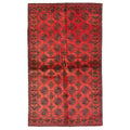 Ecarpetgallery Hand Knotted Rizbaft Red Wool Rug 38 X 60