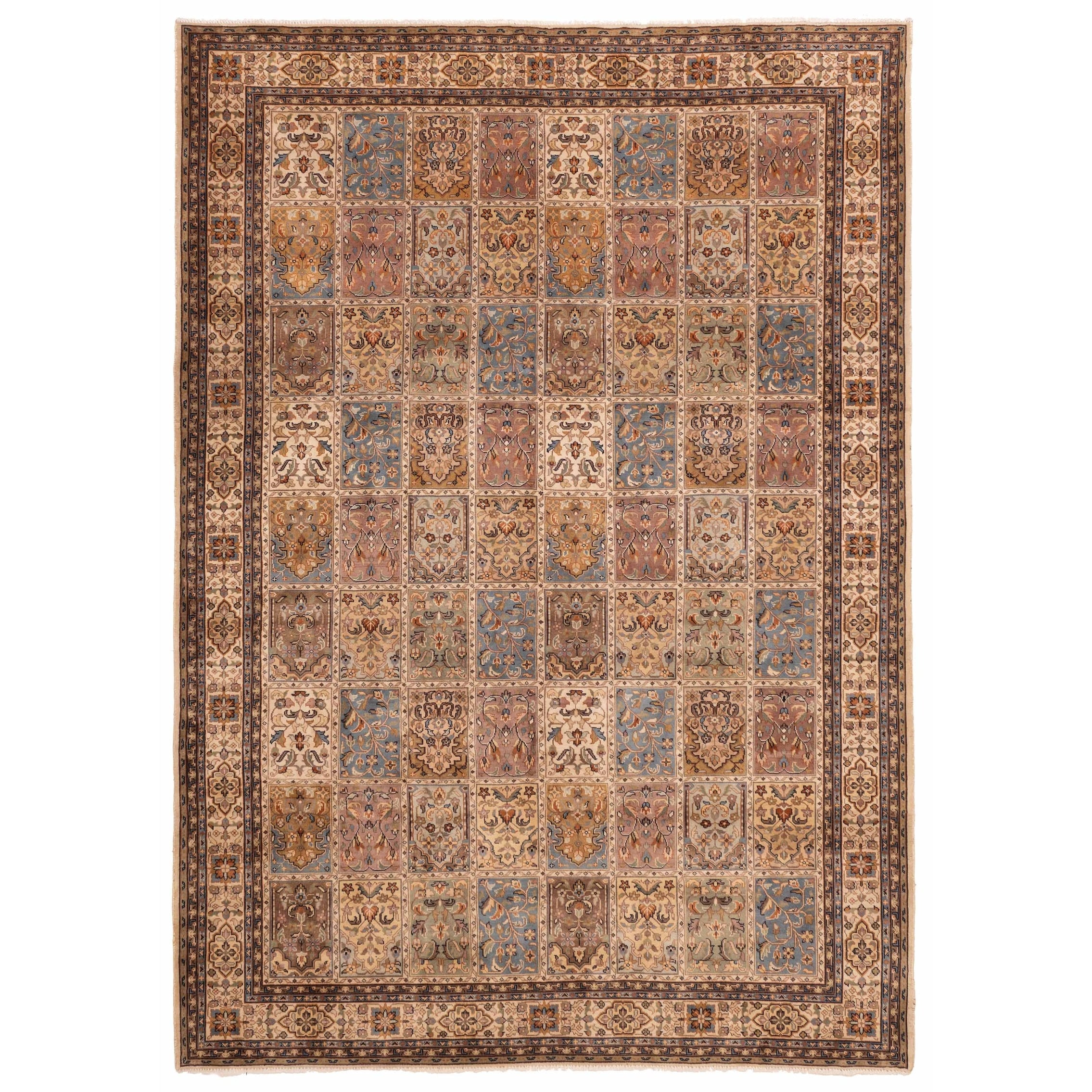 Ecarpetgallery Hand Knotted Royal Mahal Beige Wool Rug 82 X 111