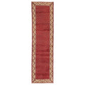 Ecarpetgallery Hand Knotted Royal Mahal Red Wool Rug 211 X 111
